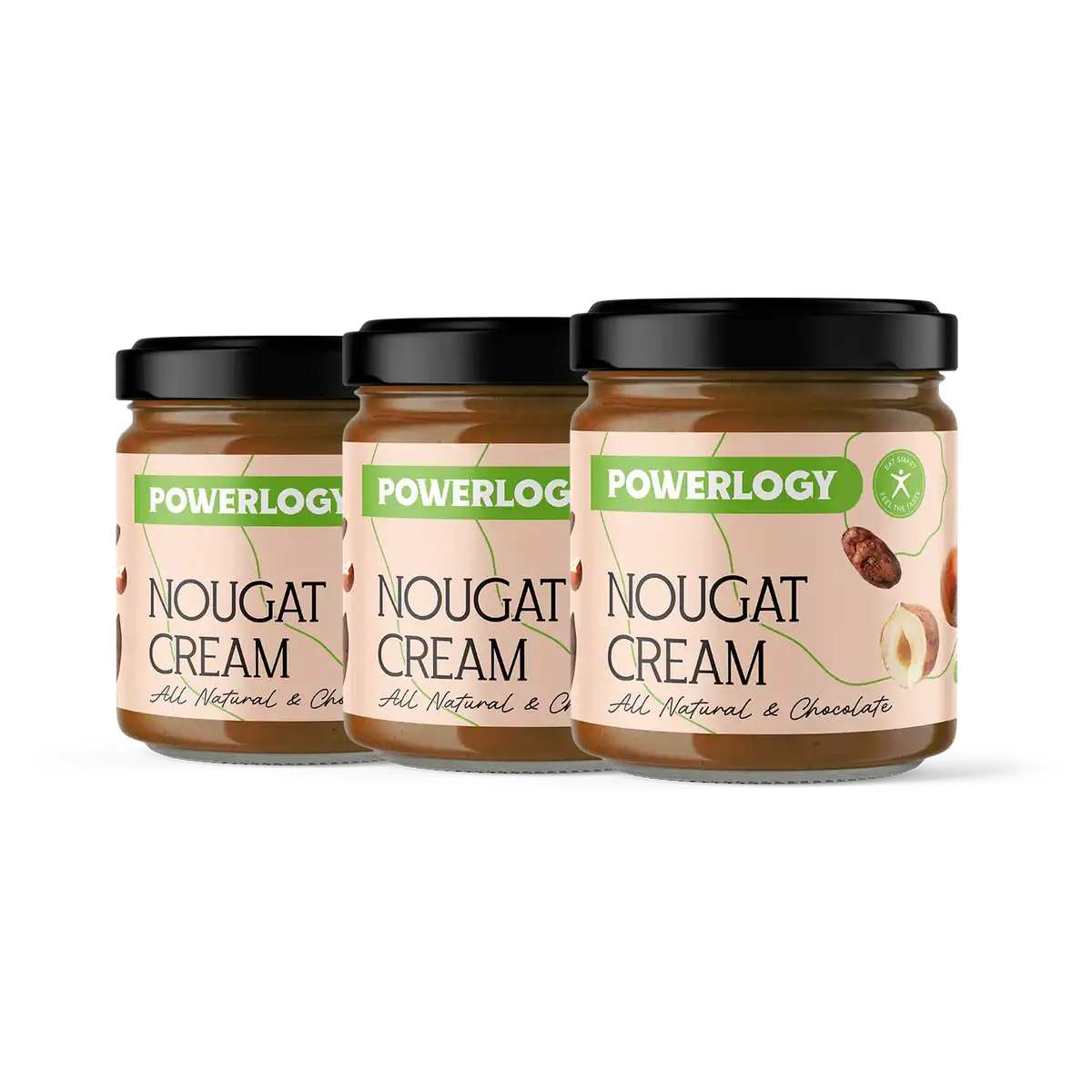 Powerlogy Nougat Cream 330 g 3 x