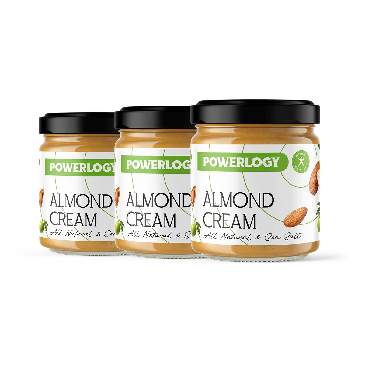 Powerlogy Almond Cream 330 g 3 x