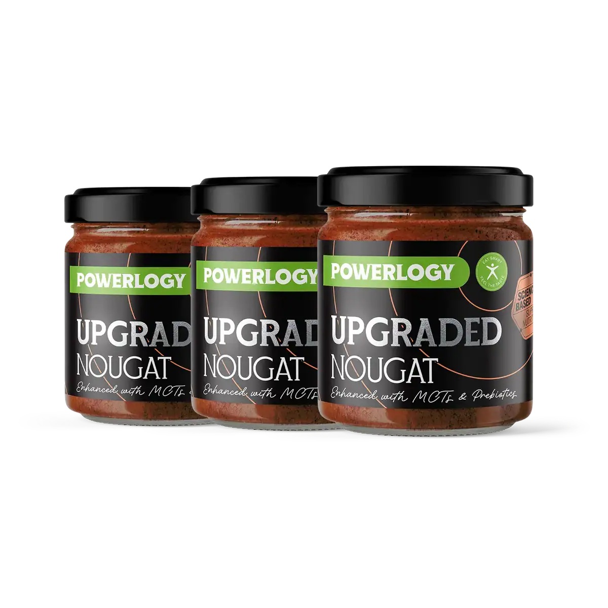 Powerlogy Upgraded Nougat Cream 330 g 3 x