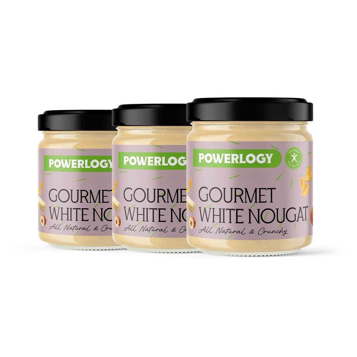 Powerlogy White Nougat Cream 330 g 3 x