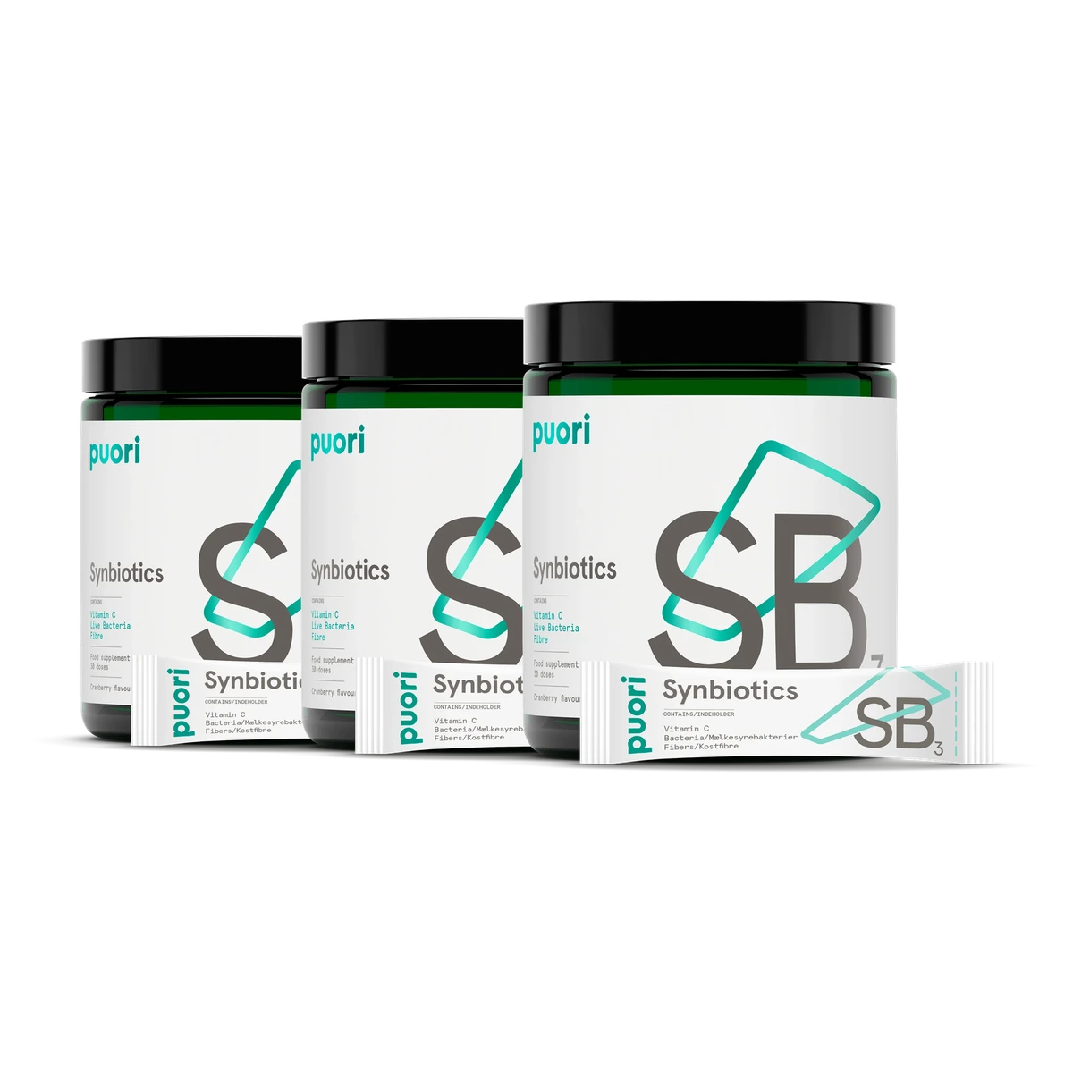 Puori Synbiotics 30 x 4,5 g 3 x