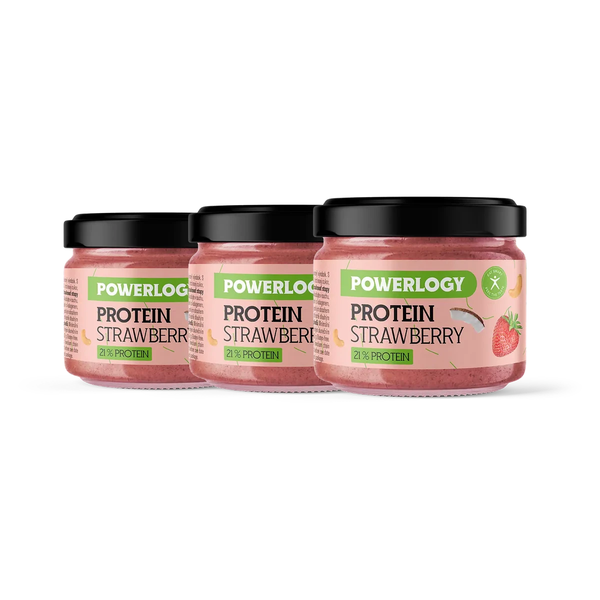 Powerlogy Protein Strawberry Cream 300 g 3 x