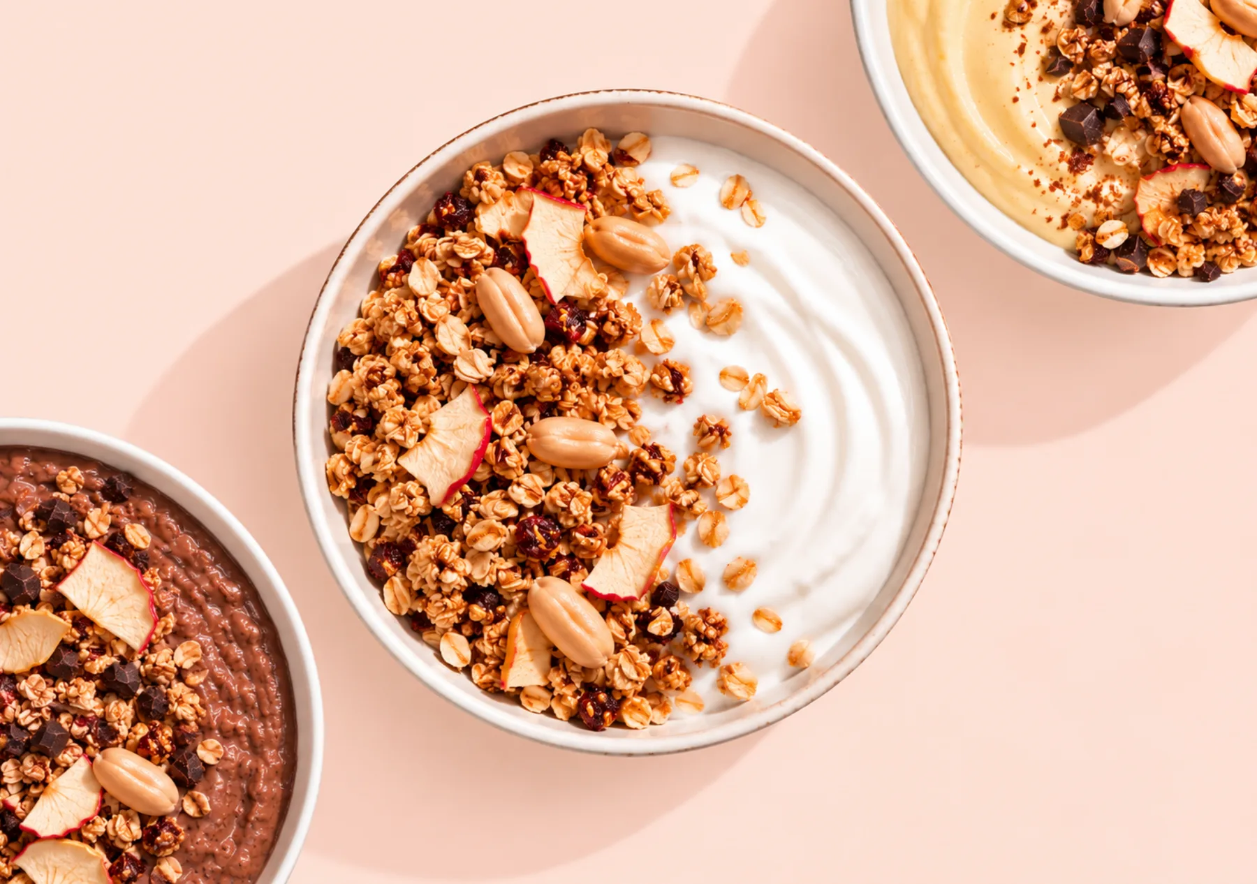 Powerlogy Protein Granola Apple Pie Crunch v jogurte