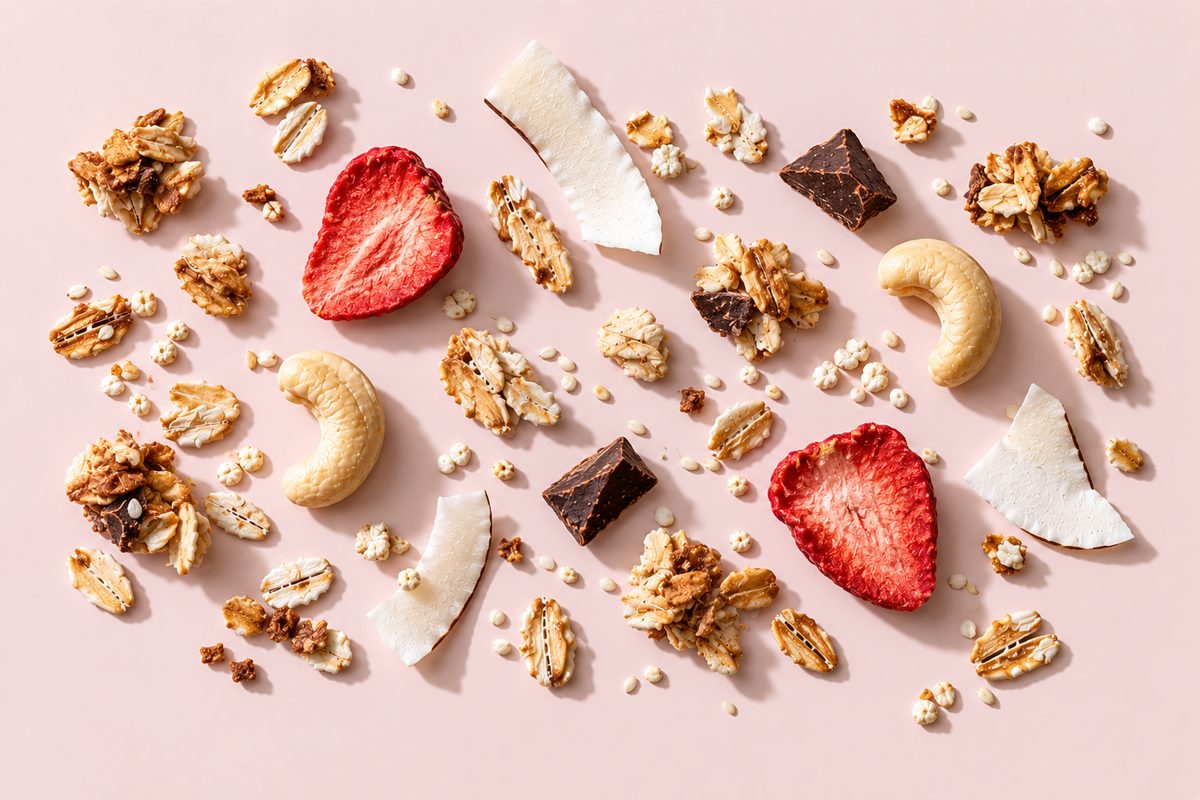 Powerlogy Upgraded Low Carb Granola Choco & Strawberry