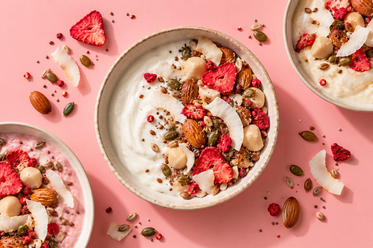 Powerlogy Upgraded Keto Granola Strawberry