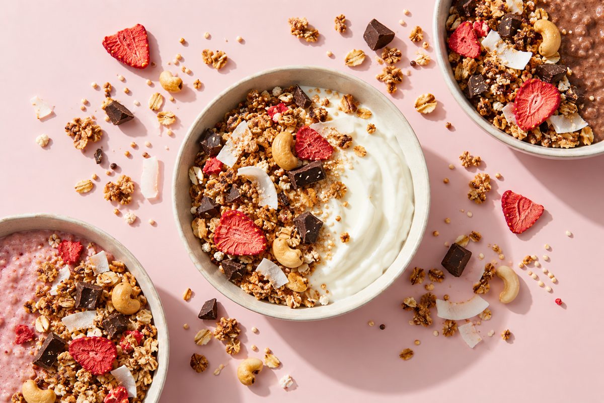 Powerlogy Upgraded Low Carb Granola Choco & Strawberry
