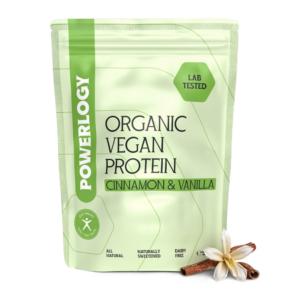 Powerlogy Organic Vegan Protein Cinnamon & Vanilla 500 g