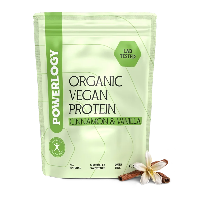Powerlogy Organic Vegan Protein Cinnamon & Vanilla 500 g