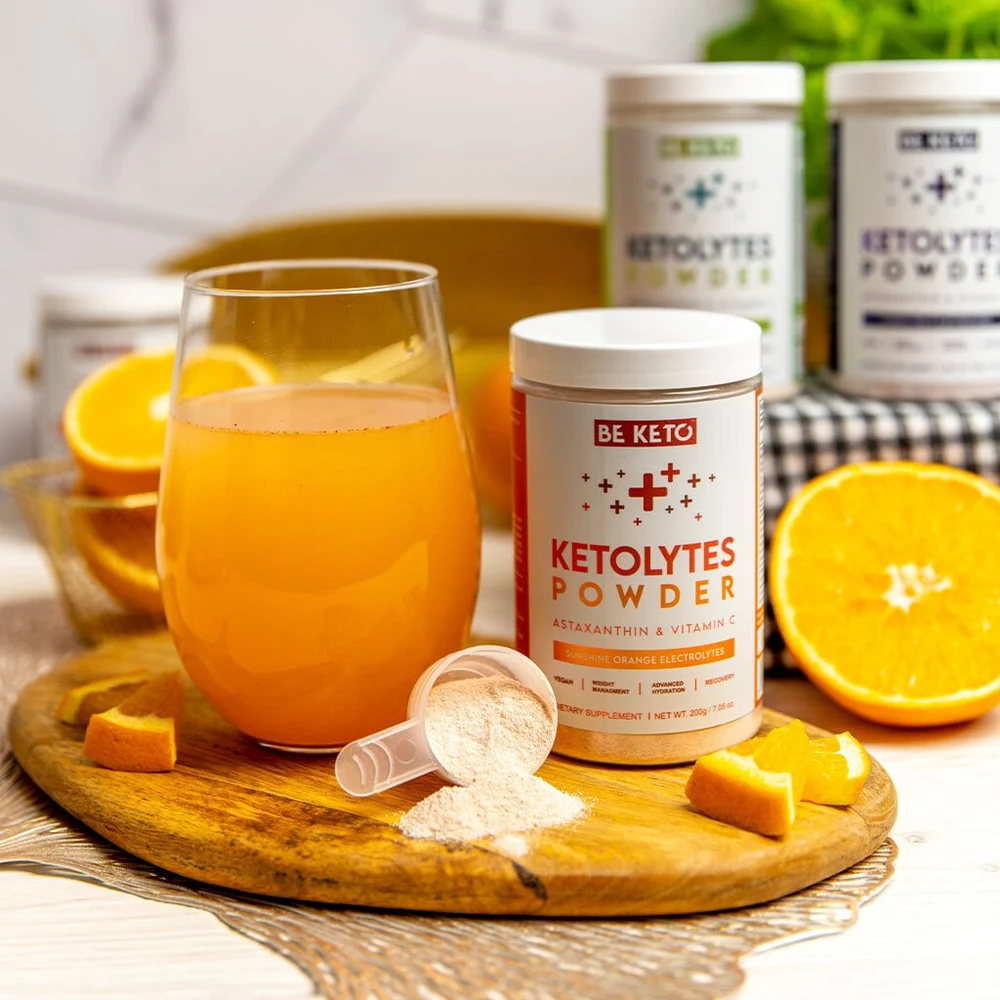 BeKeto Keto Electrolytes Sunshine Orange 200 g