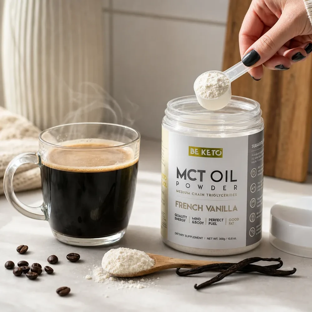 BeKeto MCT Oil Powder French Vanilla 300 g