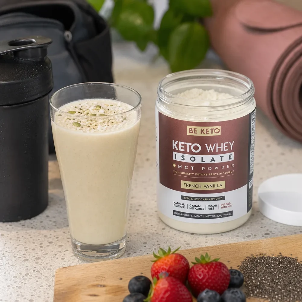 BeKeto Keto Whey Isolate + MCT French Vanilla 300 g