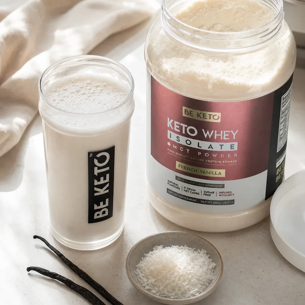 BeKeto Keto Whey Isolate + MCT French Vanilla 800 g
