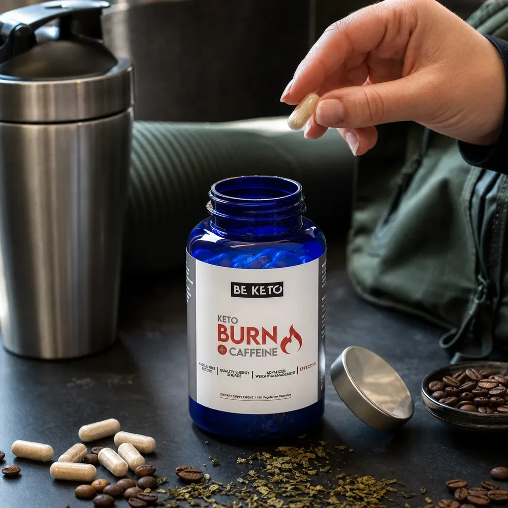BeKeto Keto Burn + Caffeine 180 kapsúl
