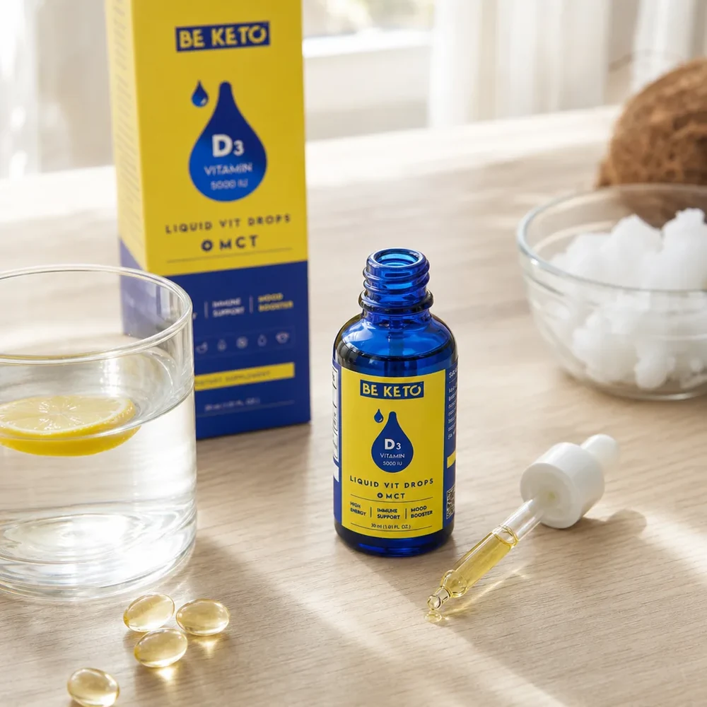 BeKeto Vitamin D3 5000 IU + MCT Drops 30 ml