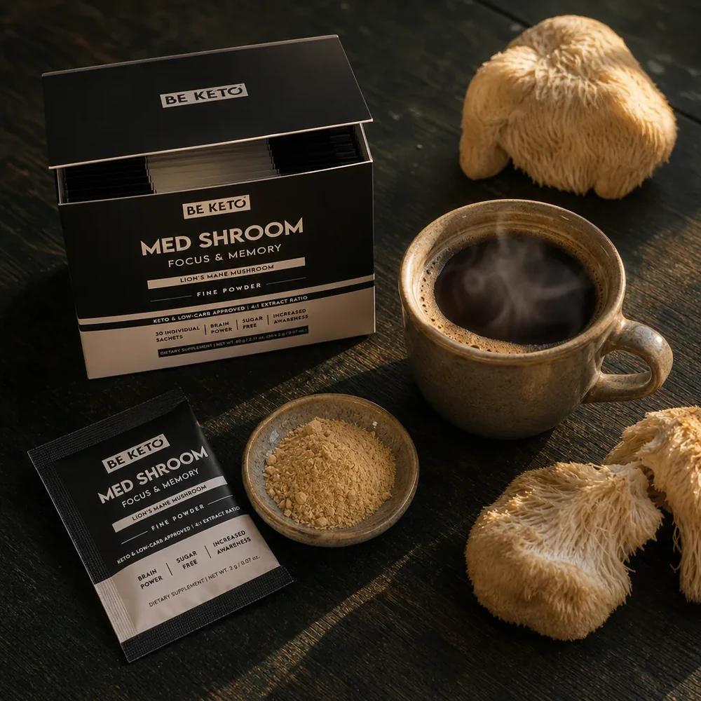 BeKeto Med Shroom Lion's Mane 30 × 2 g