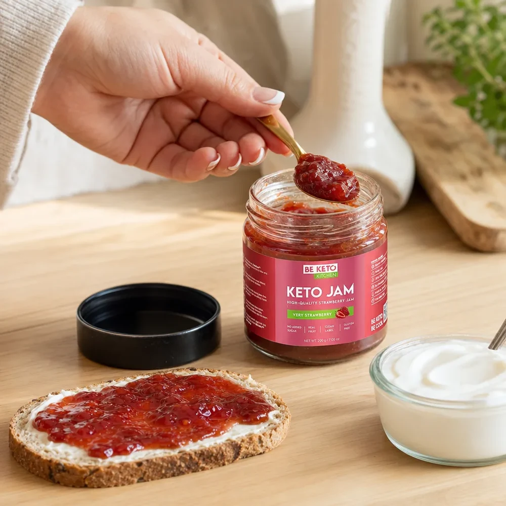BeKeto Keto Jam Very Strawberry 200 g