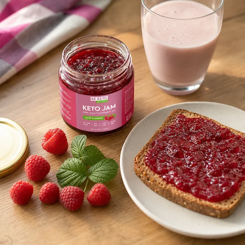 BeKeto Keto Jam Super Raspberry 200 g