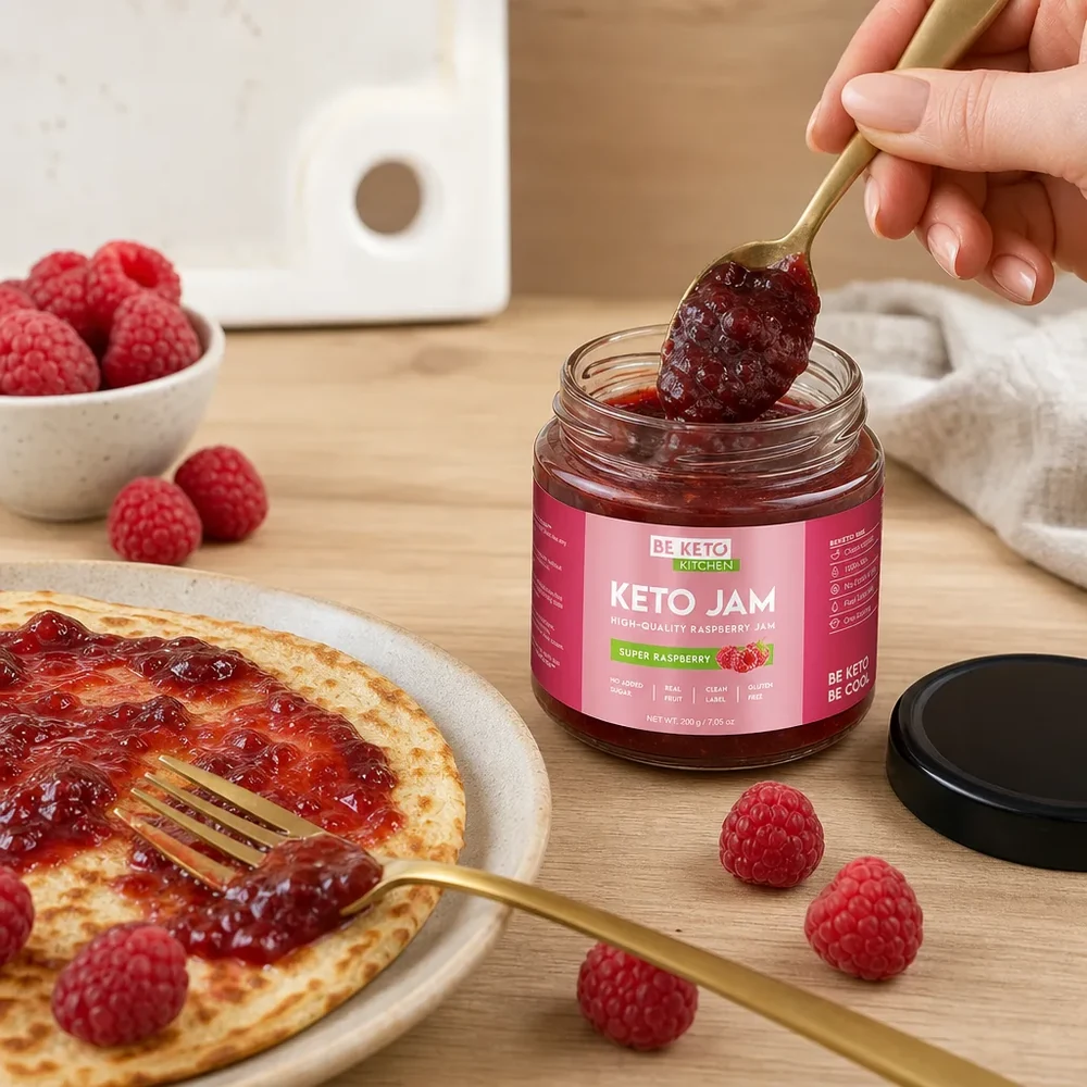 BeKeto Keto Jam Super Raspberry 200 g