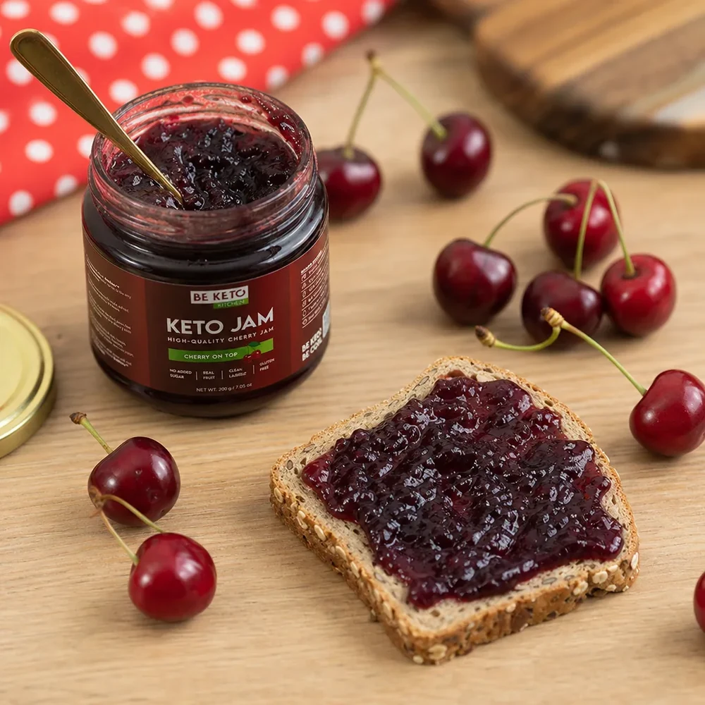 BeKeto Keto Jam Cherry on Top 200 g