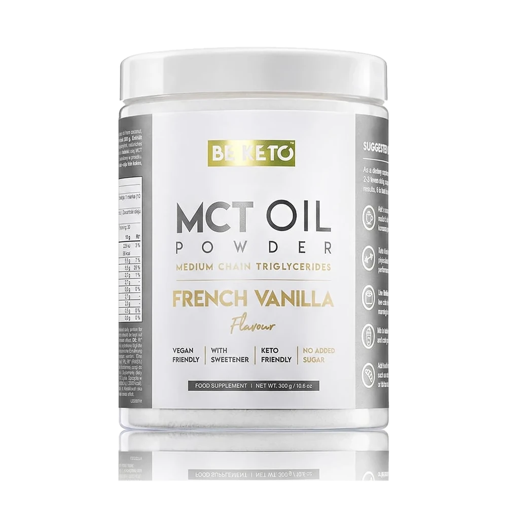 BeKeto MCT Oil Powder French Vanilla 300 g