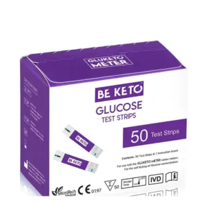 BeKeto GluKeto Meter glukózové prúžky 50 ks