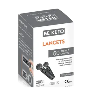 BeKeto GluKeto Meter sterilné lancety 50 ks