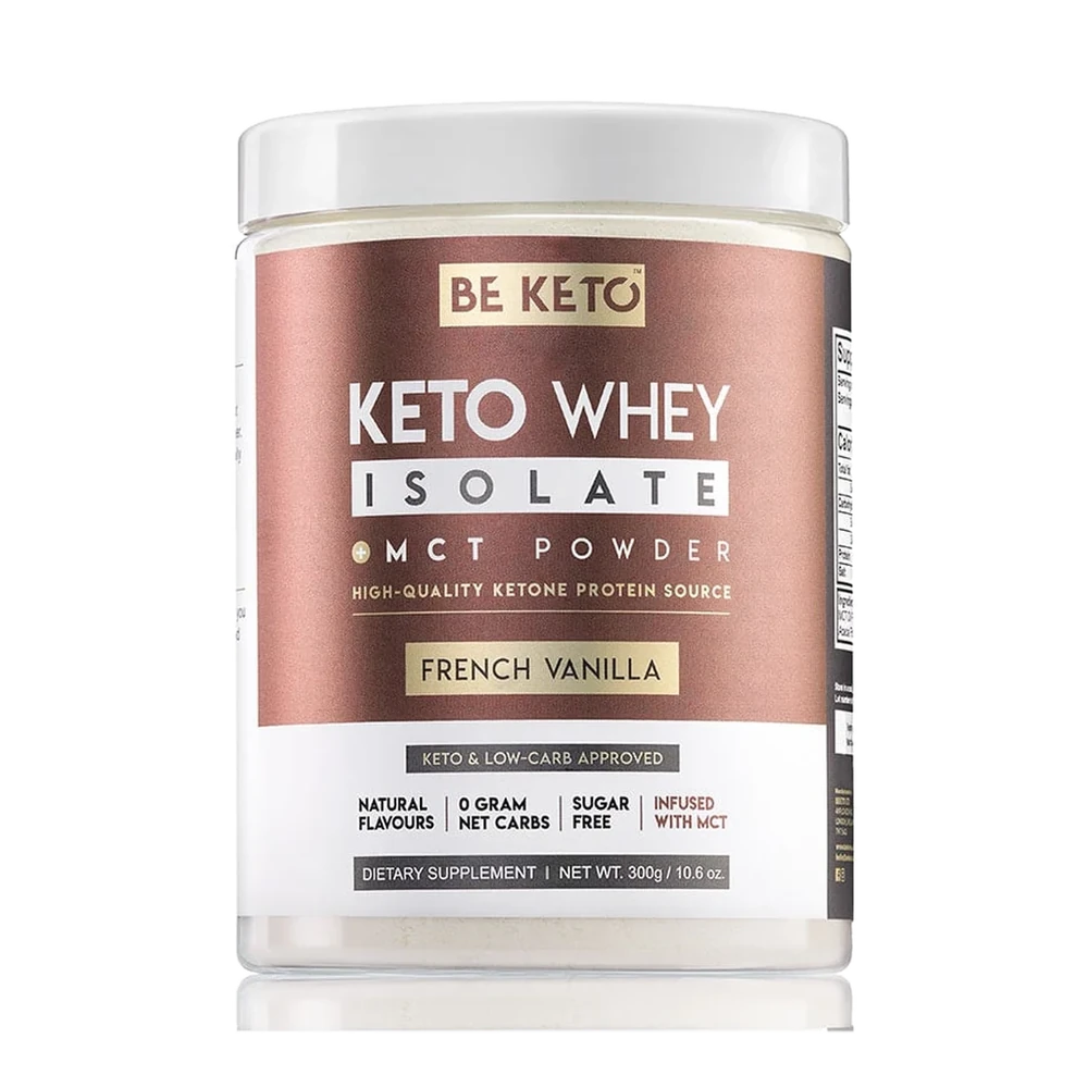 BeKeto Keto Whey Isolate + MCT French Vanilla 300 g