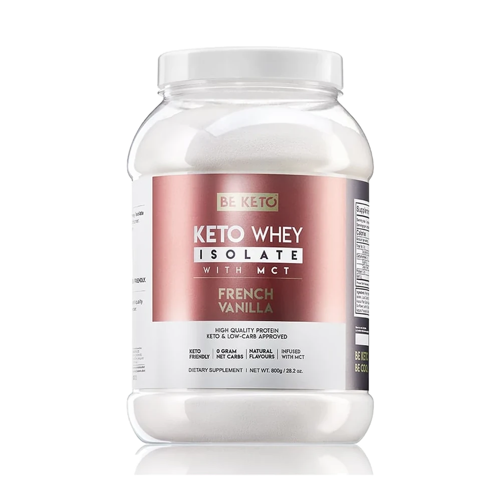 BeKeto Keto Whey Isolate + MCT French Vanilla 800 g
