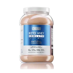BeKeto Keto Whey Isolate + MCT Natural Chocolate 800 g