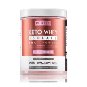 BeKeto Keto Whey Isolate + MCT Fresh Strawberry 300 g