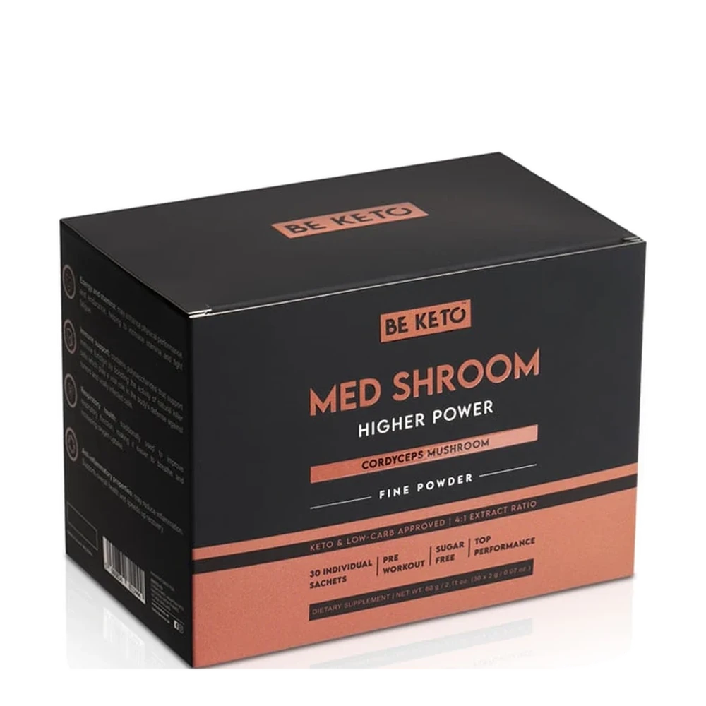 BeKeto Med Shroom Cordyceps 30 × 2 g