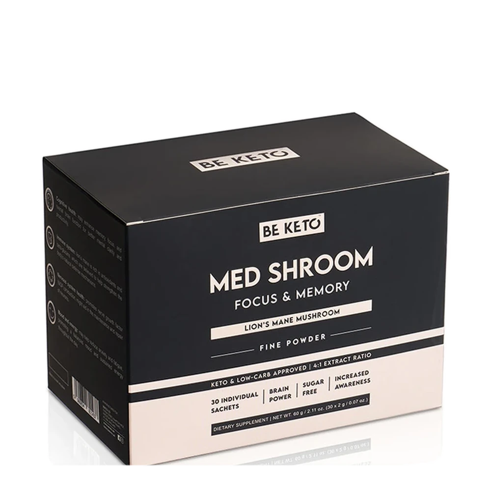 BeKeto Med Shroom Lion's Mane 30 × 2 g