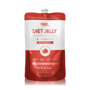 BeKeto Konjac Diet Jelly Fresh Strawberry 5 × 150 g