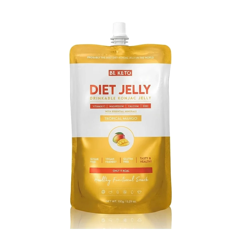 BeKeto Konjac Diet Jelly Tropical Mango 5 × 150 g