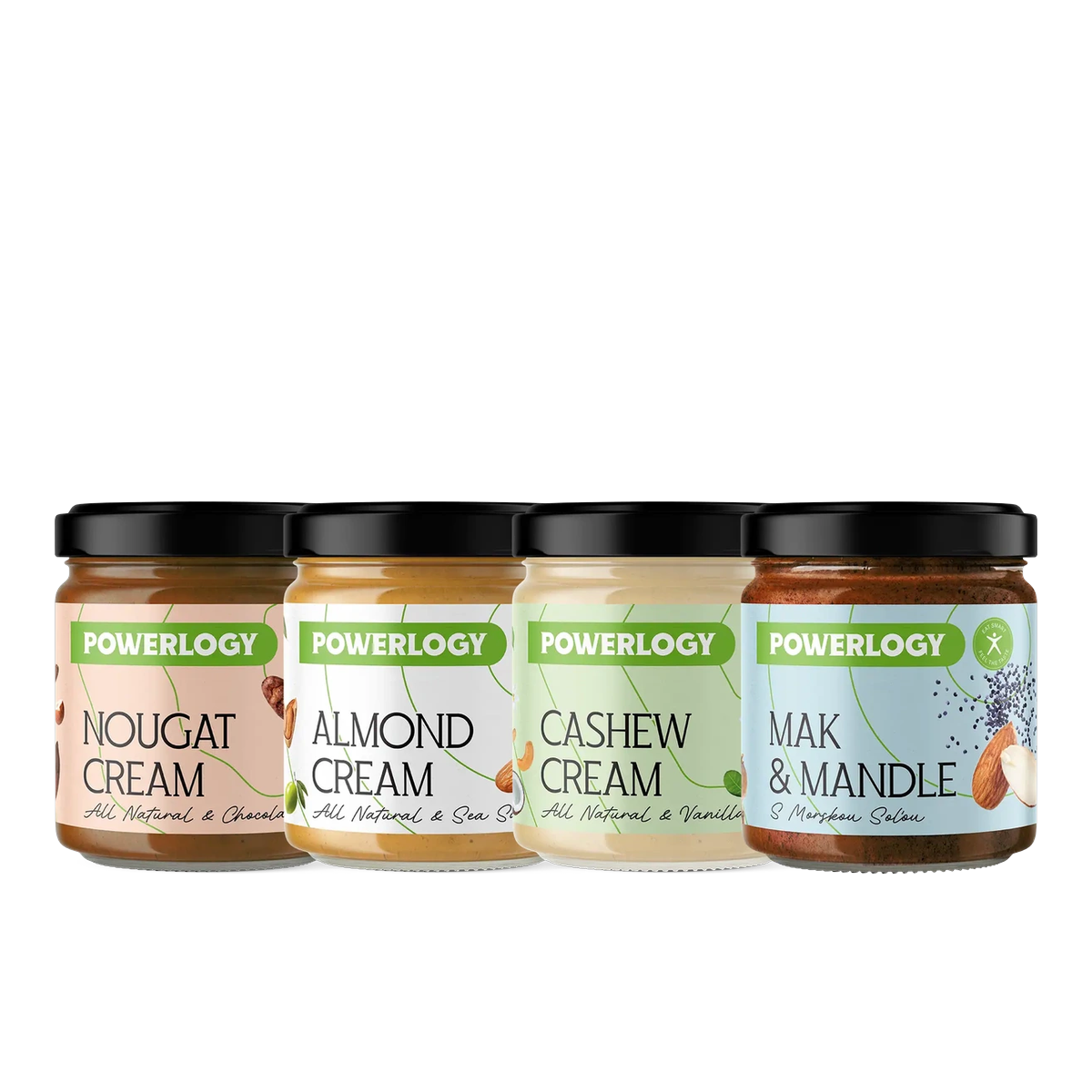 Powerlogy Orieškové Krémy 330 g Pack