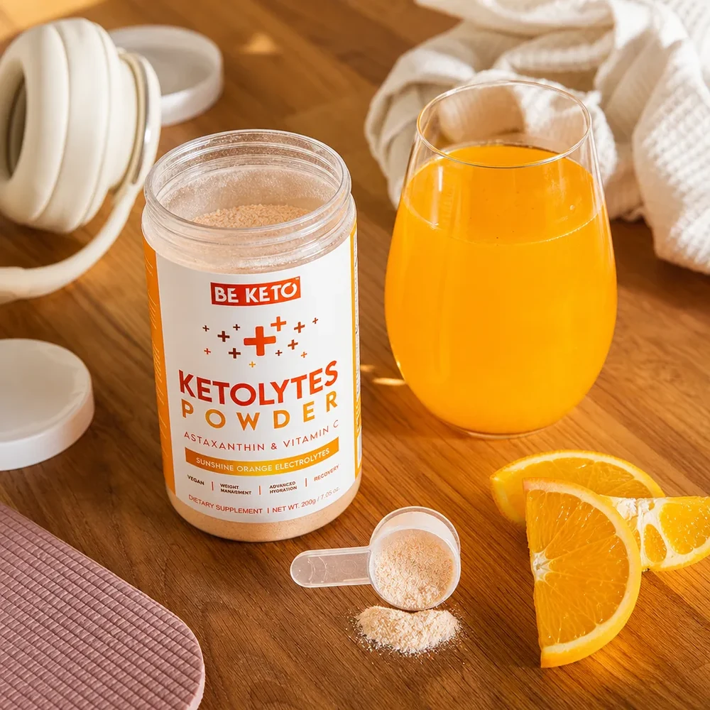 BeKeto Keto Electrolytes Sunshine Orange 200 g