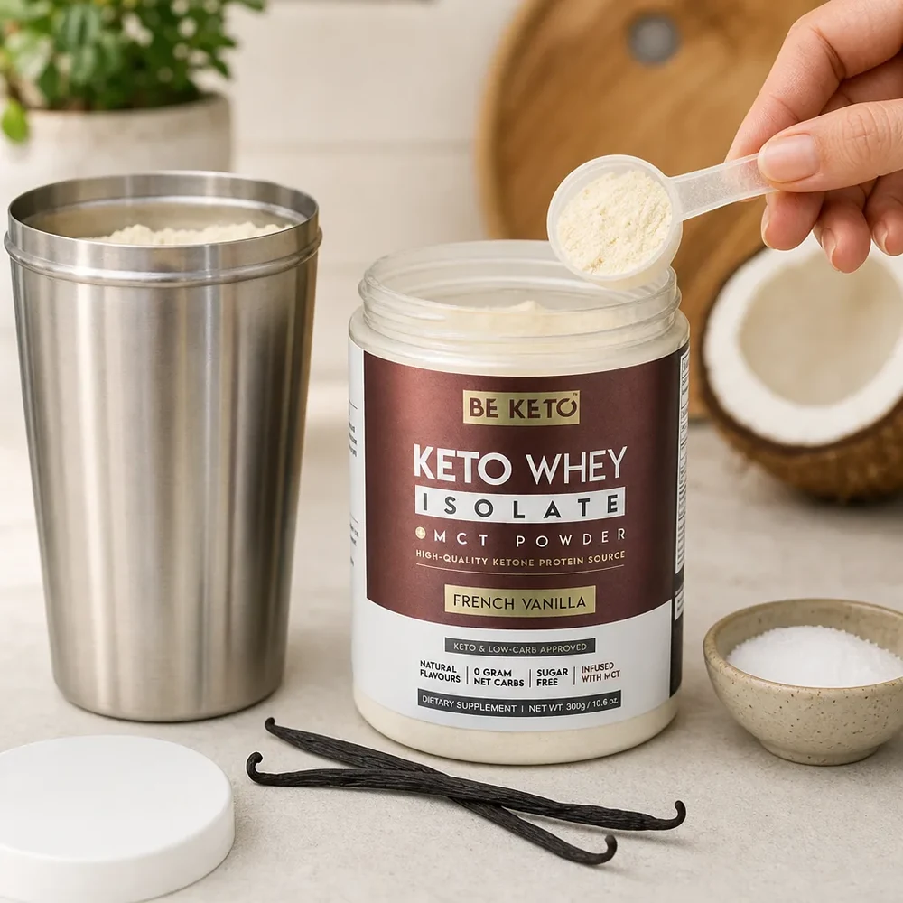 BeKeto Keto Whey Isolate + MCT French Vanilla 300 g
