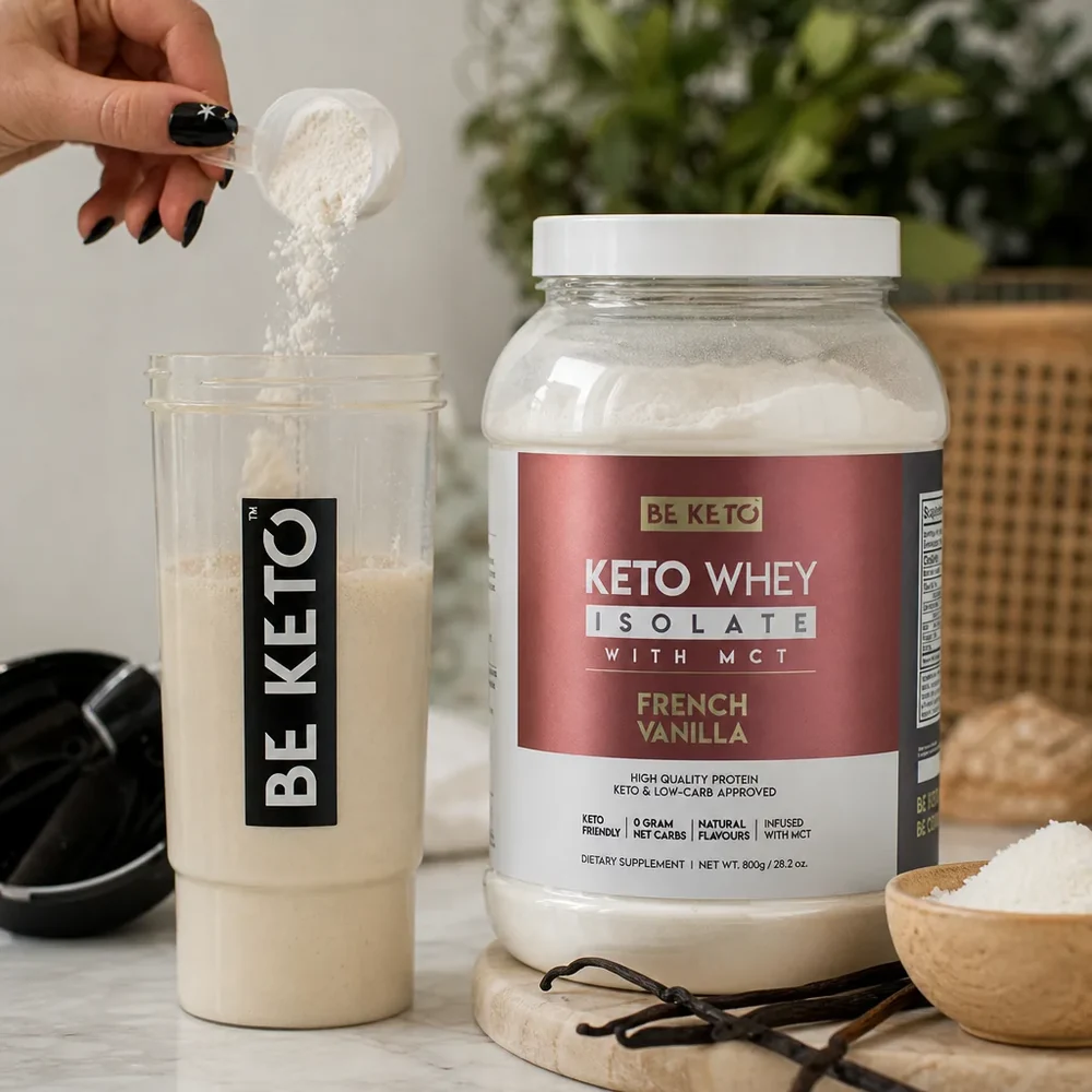 BeKeto Keto Whey Isolate + MCT French Vanilla 800 g