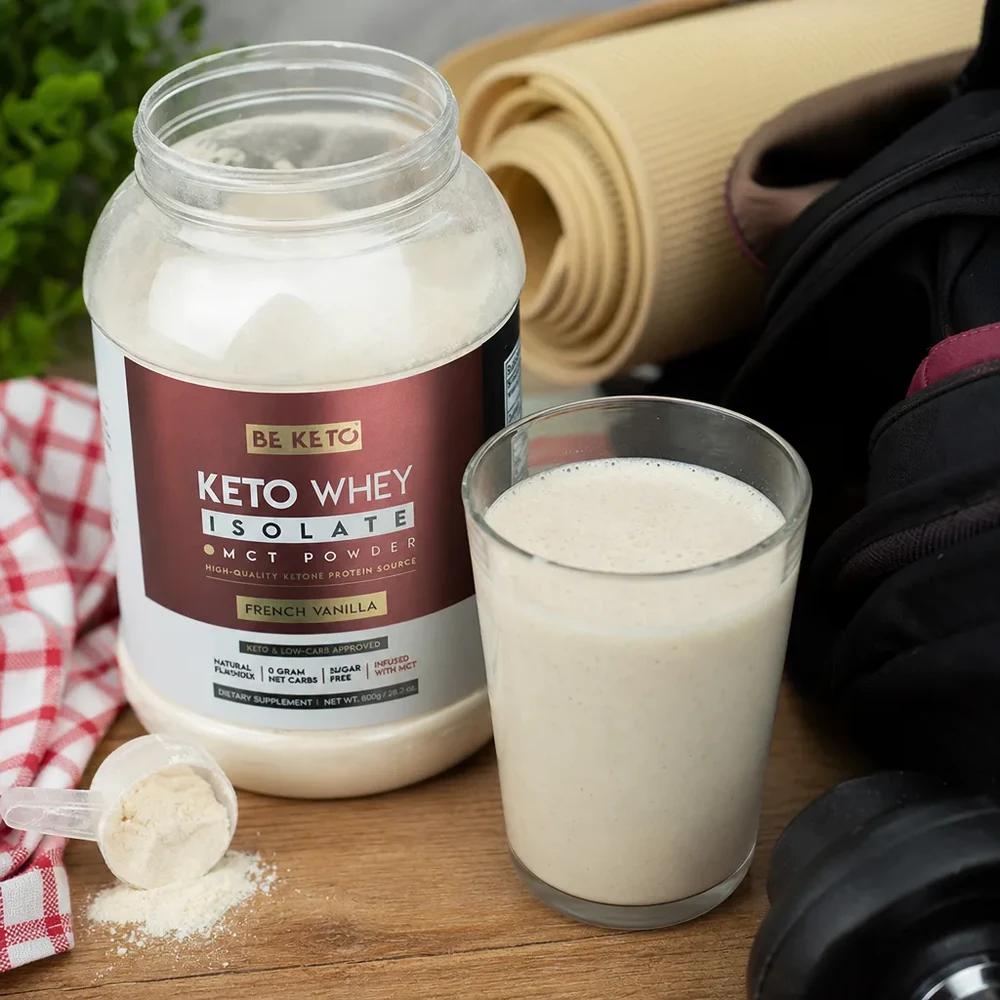 BeKeto Keto Whey Isolate + MCT French Vanilla 800 g