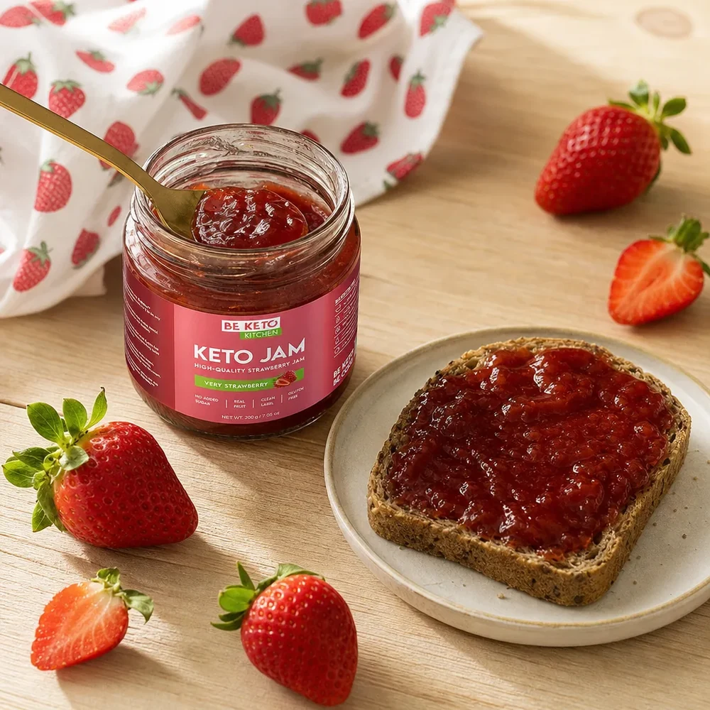 BeKeto Keto Jam Very Strawberry 200 g