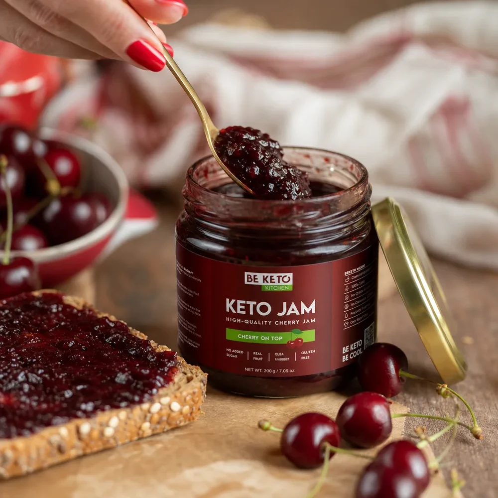 BeKeto Keto Jam Cherry on Top 200 g