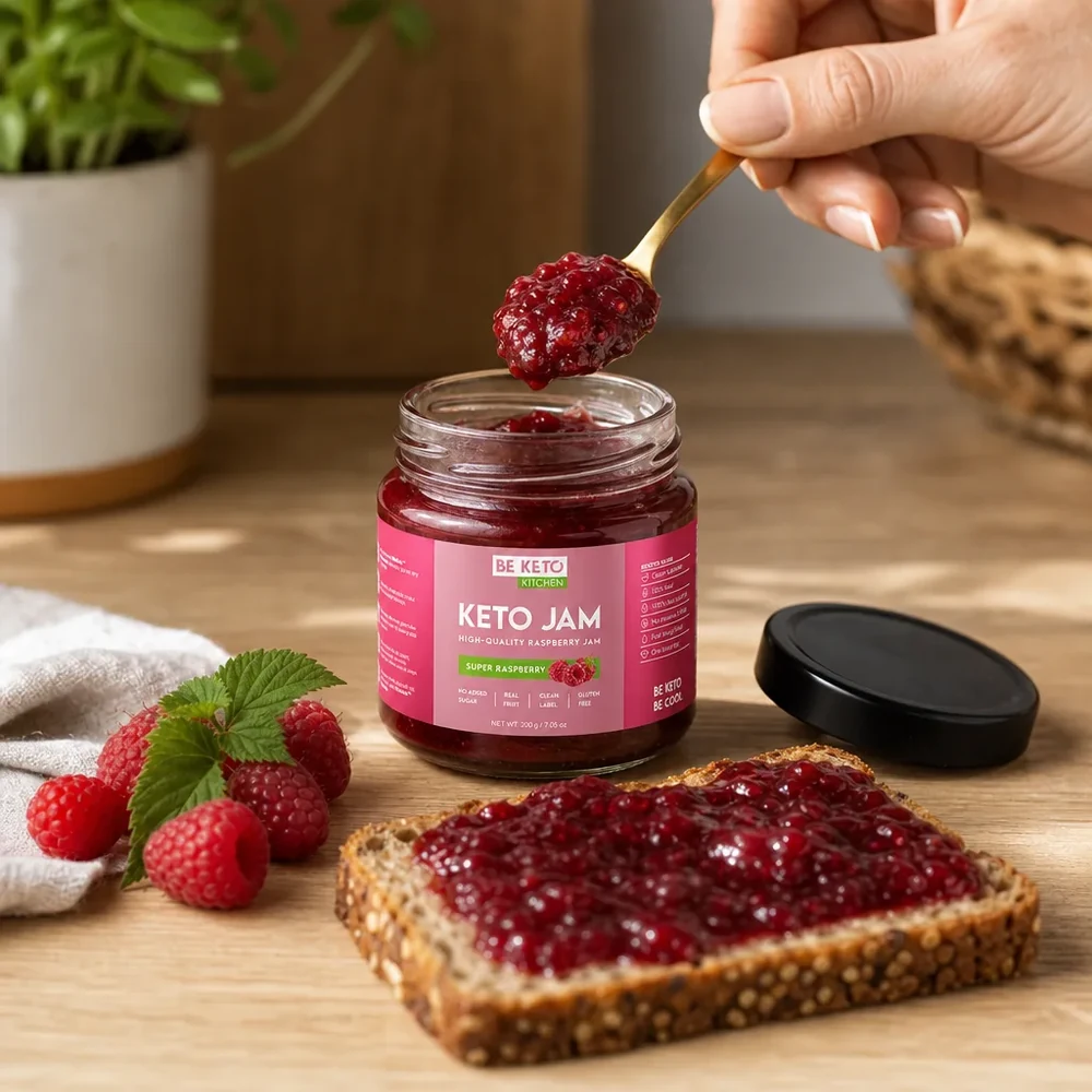 BeKeto Keto Jam Super Raspberry 200 g