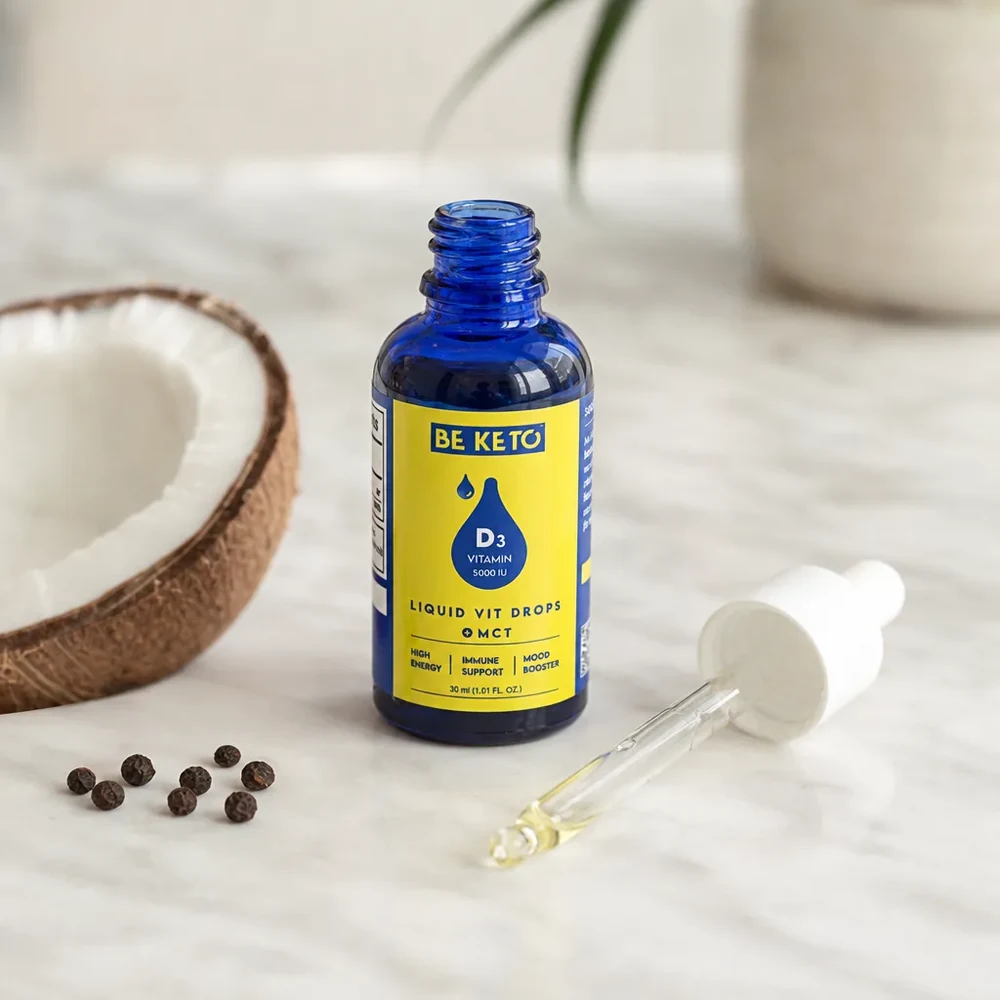 BeKeto Vitamin D3 5000 IU + MCT Drops 30 ml