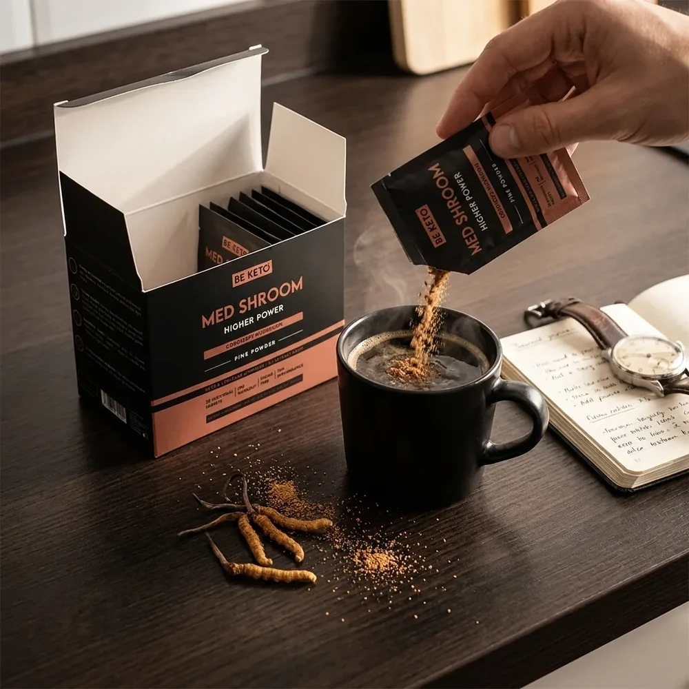 BeKeto Med Shroom Cordyceps 30 × 2 g