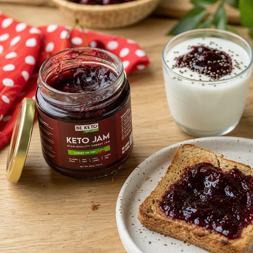 BeKeto Keto Jam Cherry on Top 200 g