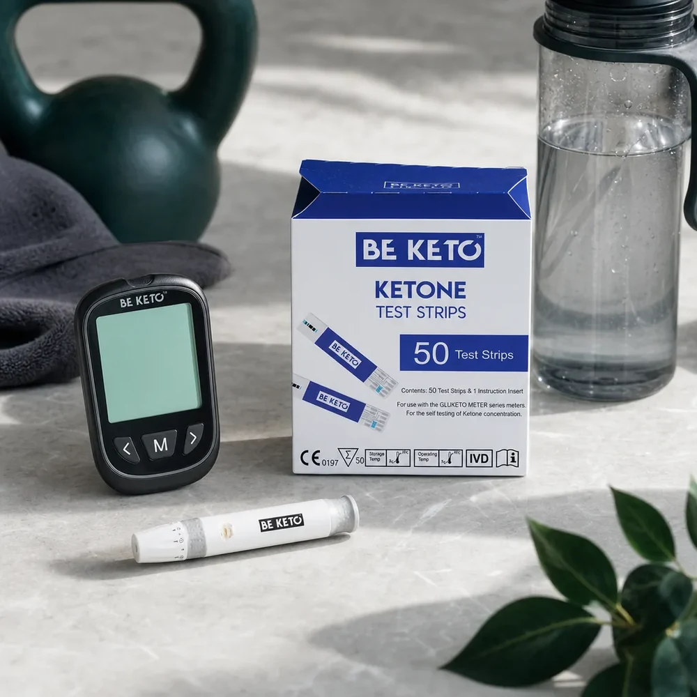 BeKeto GluKeto Meter Ketone Test Strips 50 pcs