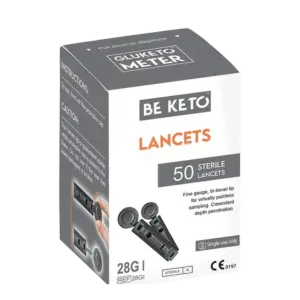 BeKeto GluKeto Meter sterilné lancety 50 ks