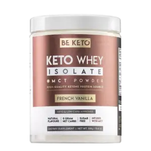 BeKeto Keto Whey Isolate + MCT French Vanilla 300 g