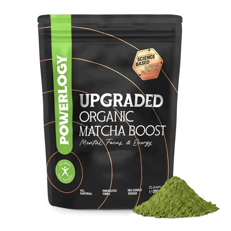 Powerlogy Upgraded Organic Matcha Boost 250 g