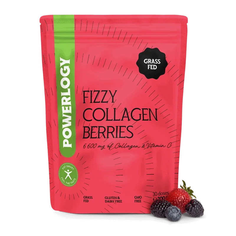 Powerlogy Fizzy Collagen Berries 300 g